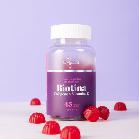 Gomas de Biotina con Colágeno y Vitamina E